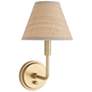 1_Polly 14 1/4" High Natural Brass Wall Sconce