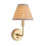 2_Polly 14 1/4" High Natural Brass Wall Sconce more views