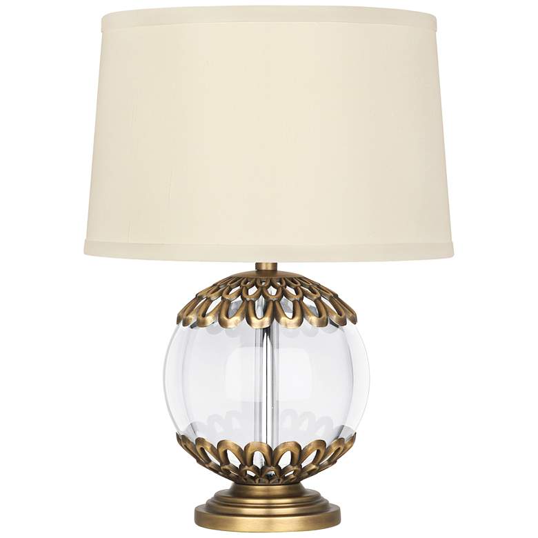 Image 1 Polly 14 inch high Warm Brass Orb Accent Lamp