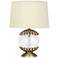 Polly 14" high Warm Brass Orb Accent Lamp
