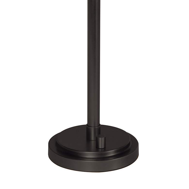 Image 3 Polly Buffet Lamp (Blackened Brass with White Scalloped Shade) more views