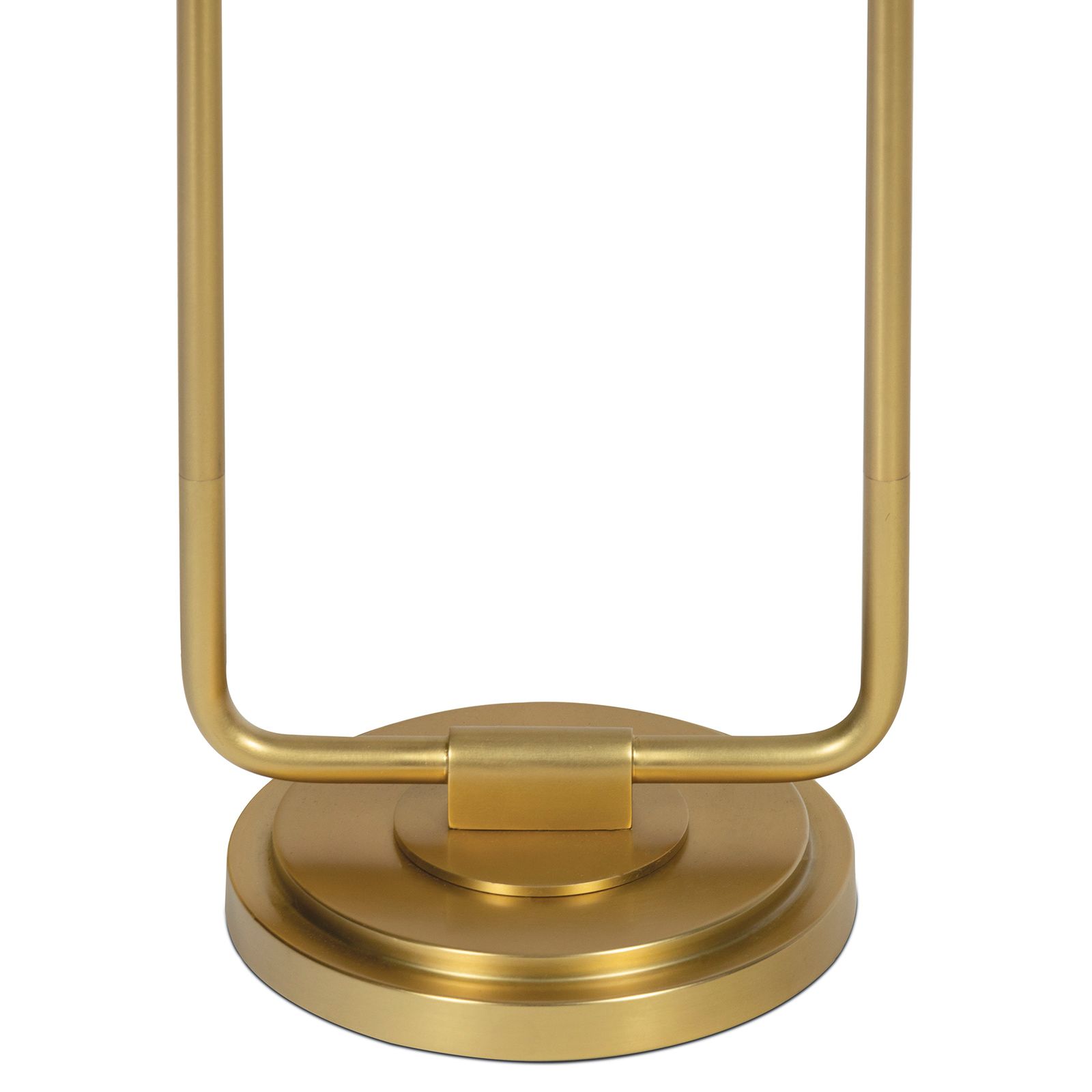 Image 3 Polly Floor Lamp (Natural Brass with Rattan Shade) more views