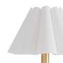 2_Polly Sconce Single (Natural Brass with White Scalloped Shade) more views