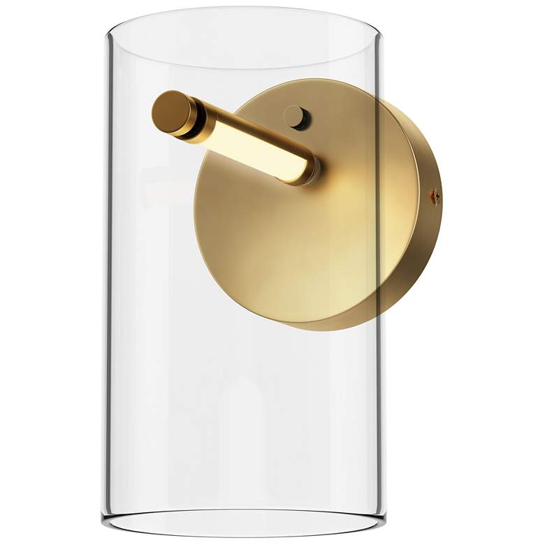 Image 1 Polo 1-Light LED Wall Sconce Gold