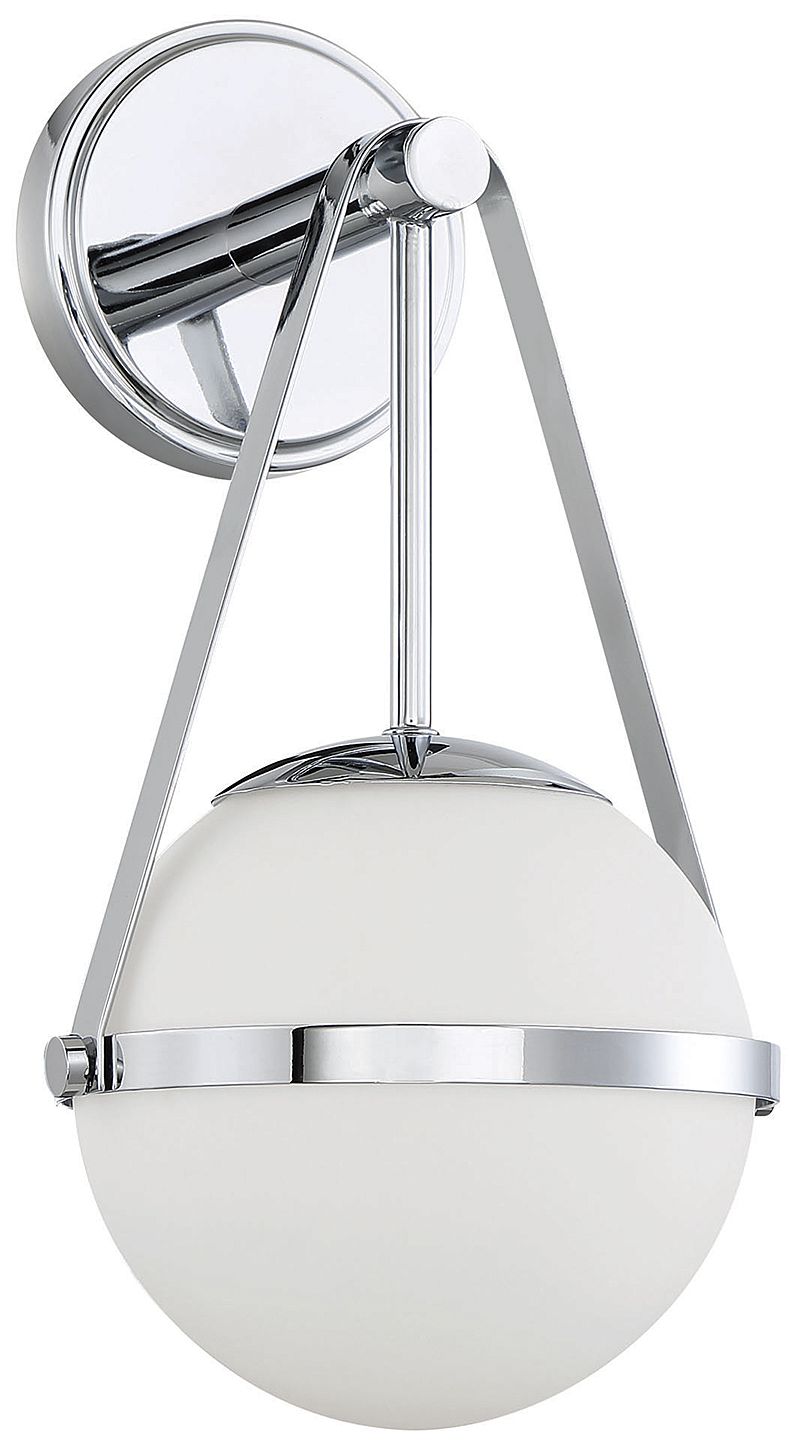 Thumbnail2 of Polson 1-Light Wall Sconce in Polished Chrome more views