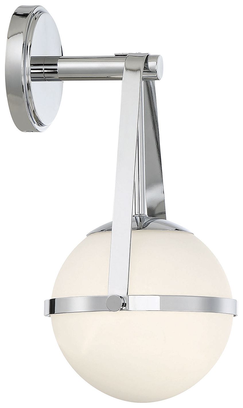 Polson 1-Light Wall Sconce in Polished Chrome