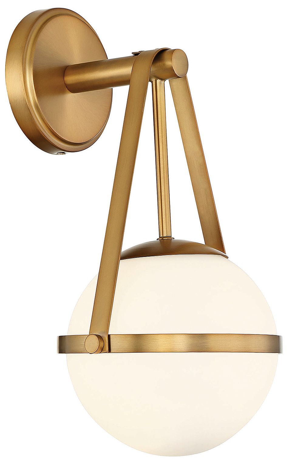 Image 5 Polson 1-Light Wall Sconce in Warm Brass more views