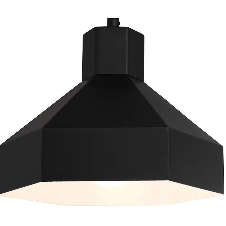 Image 5 Poly 11" Wide Matte Black Mini Pendant more views