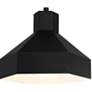 5_Poly 11" Wide Matte Black Mini Pendant more views
