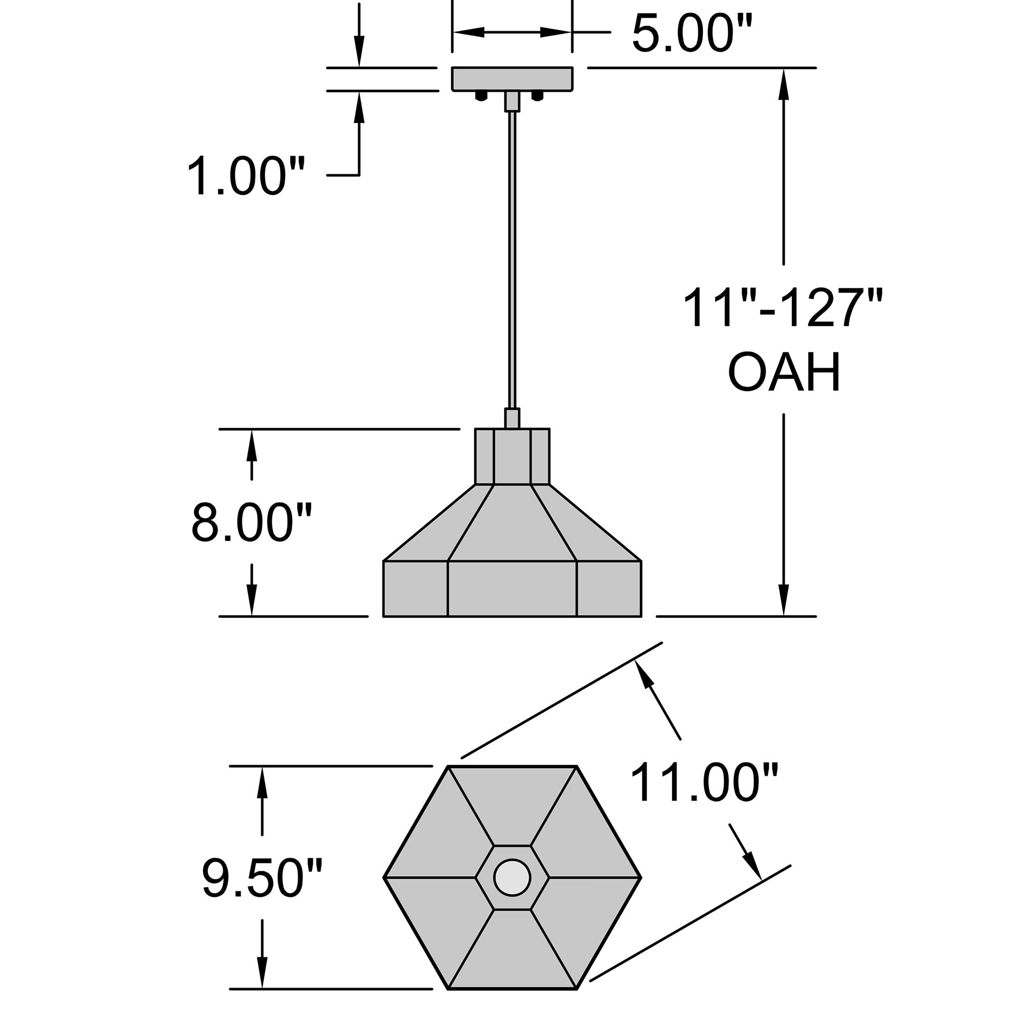 Poly 11" Wide Matte White Mini Pendant