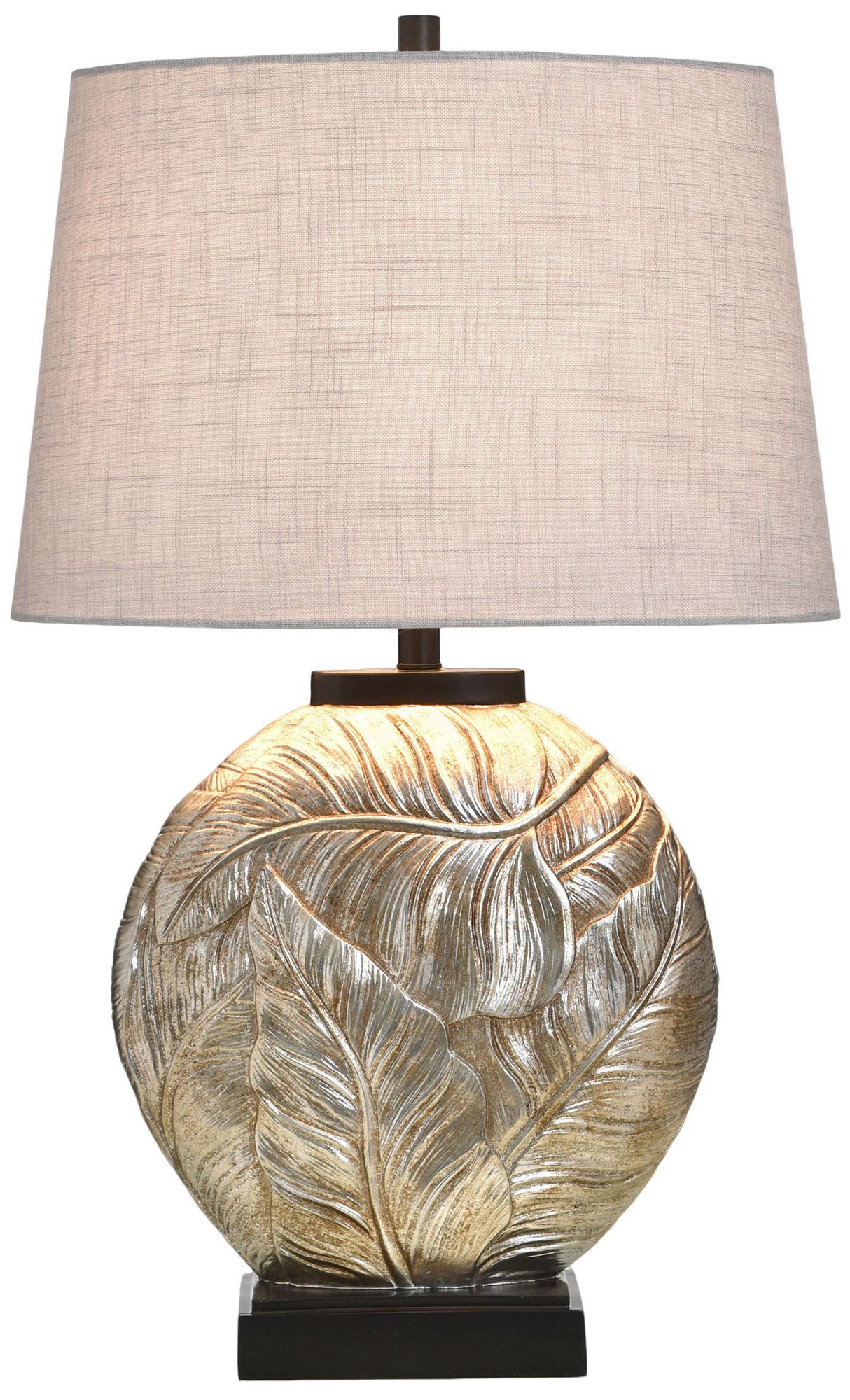 Image 2 Poly 31" High Pozega Silver Table Lamp with White Shade more views