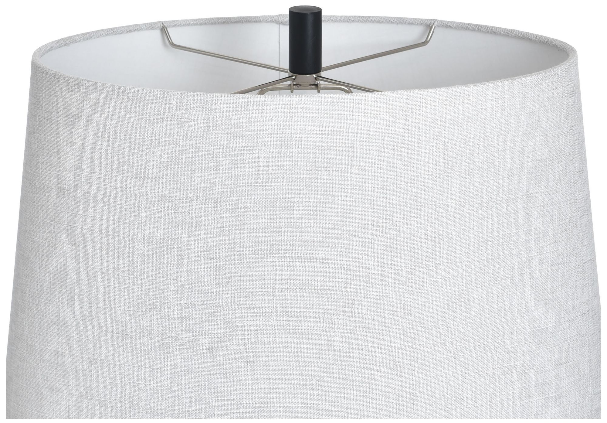 Image 5 Poly 31" High Pozega Silver Table Lamp with White Shade more views