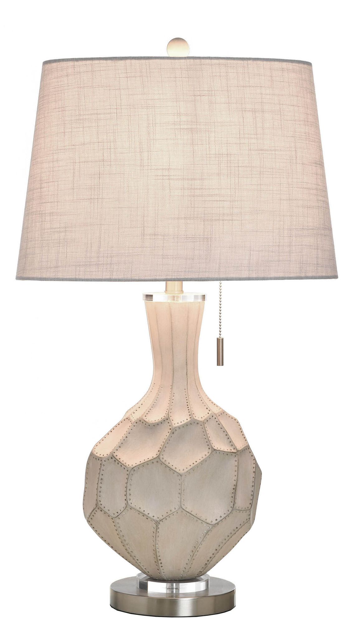 Image 2 Poly 32.5" High Buzet Ivory Table Lamp with White Shade more views