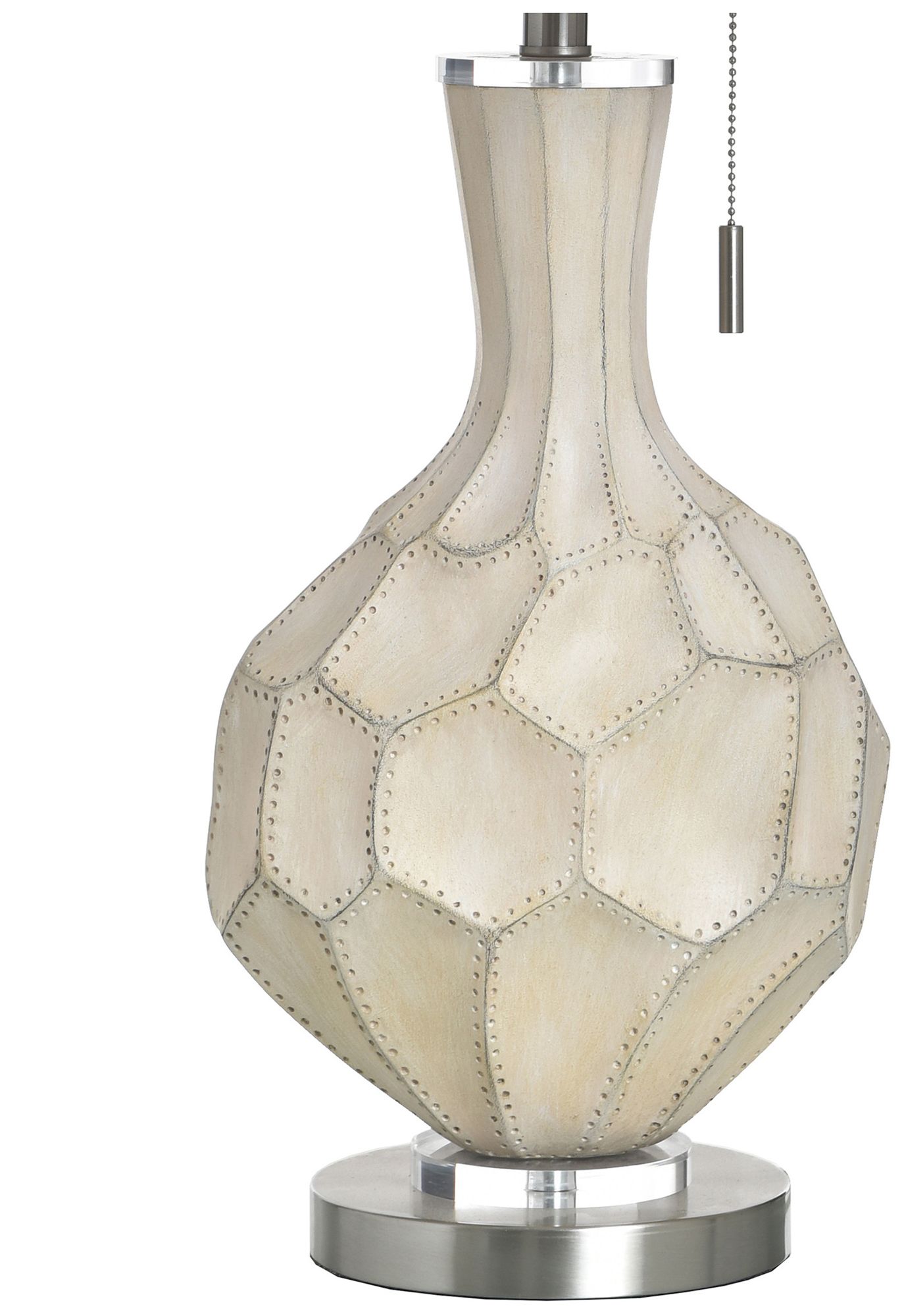 Image 3 Poly 32.5" High Buzet Ivory Table Lamp with White Shade more views