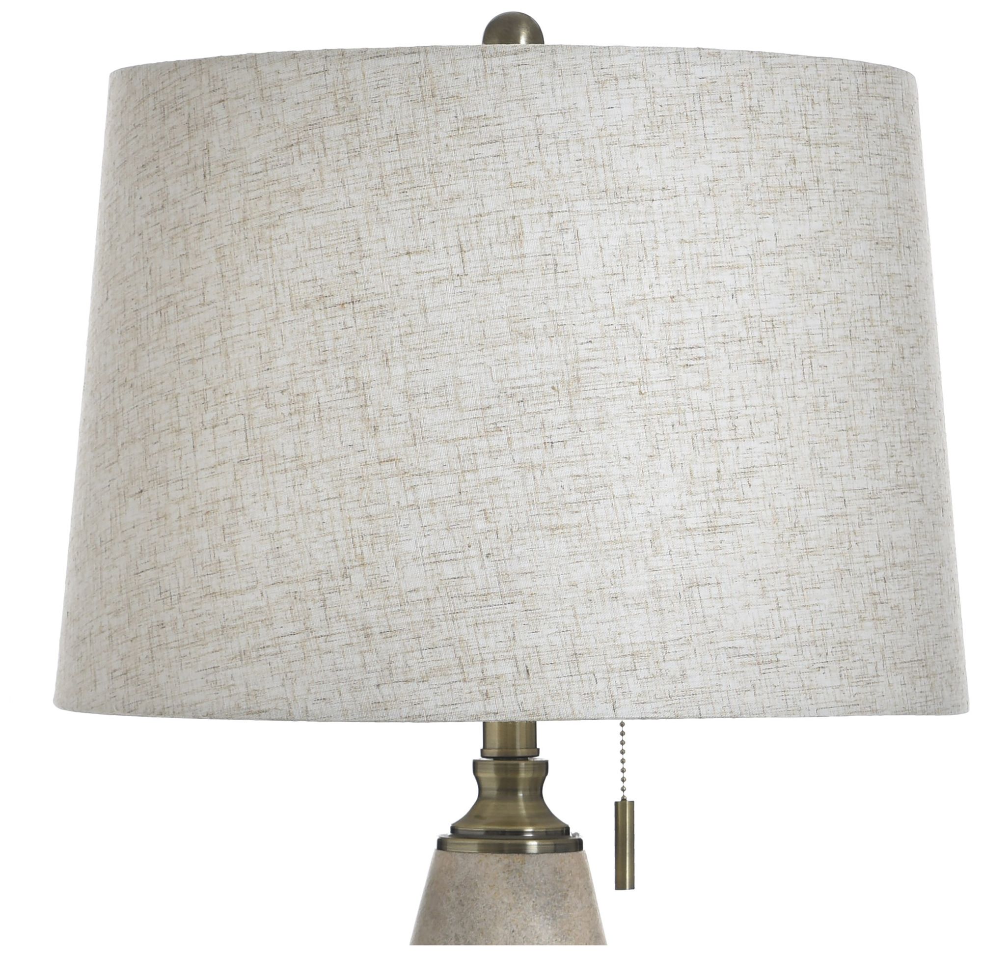 Image 5 Poly 32.5" High Delnice Ivory Table Lamp with White Shade more views