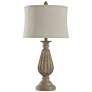 Poly Table Lamp - Brown With Black Tint - Beige