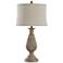Poly Table Lamp - Brown With Black Tint - Beige
