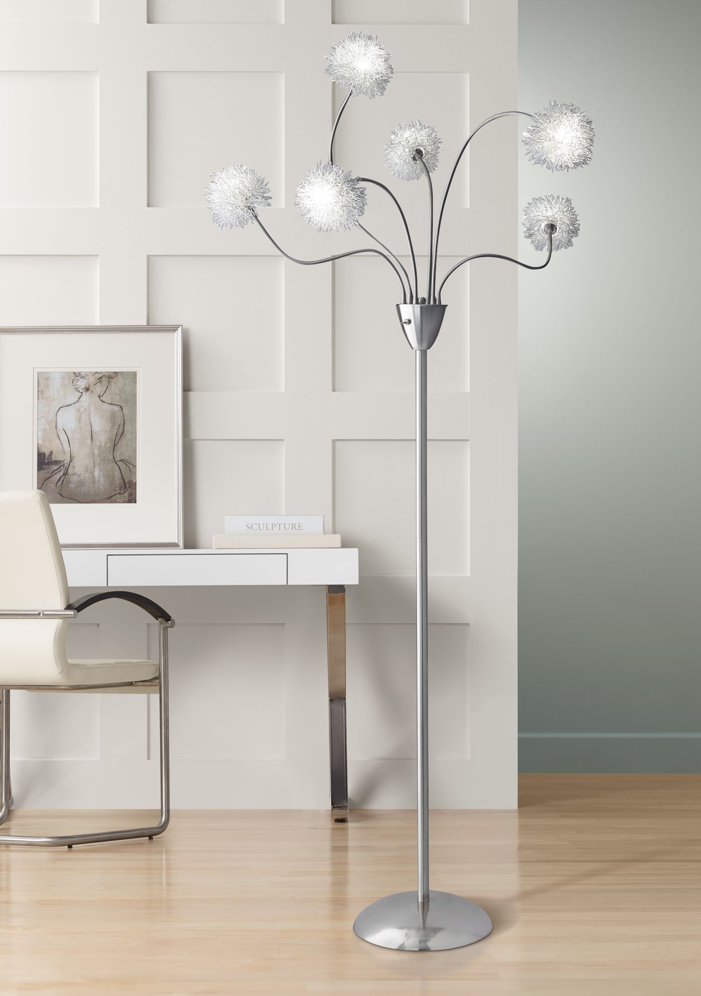 bedu 5 light floor lamp