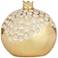 Pomegranate 4 1/2" Wide Shiny Gold Decorative Figurine