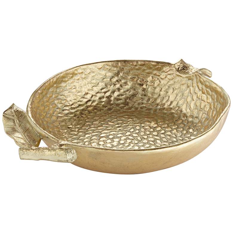 Image 4 Pomegranate Shiny Gold Decorative Bowl more views