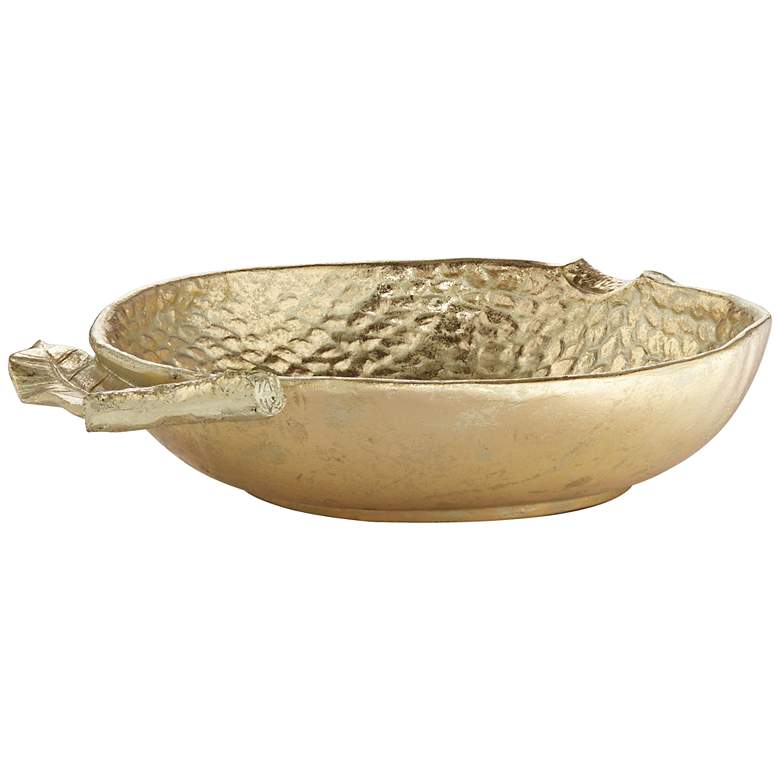 Image 5 Pomegranate Shiny Gold Decorative Bowl more views
