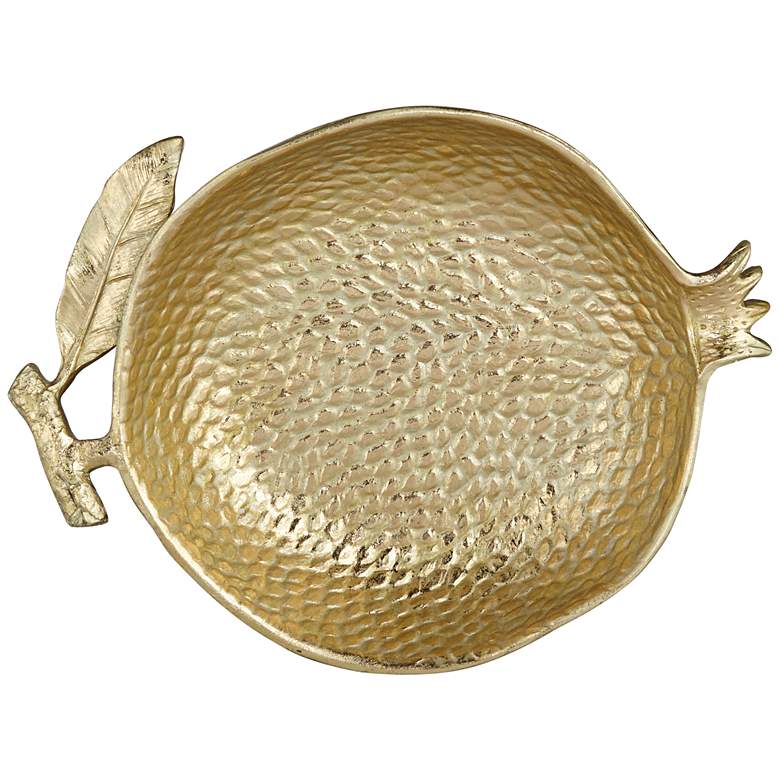 Image 6 Pomegranate Shiny Gold Decorative Bowl more views