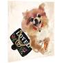 4_Pomeranian Unframed 23 1/4" Square Glass Graphic Wall Art more views