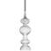 Pomfret 6"W Polished Nickel with Clear Glass Mini Pendant