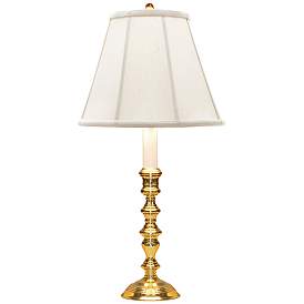 Image2 of Pomfret Polished Brass 20" High Accent Table Lamp