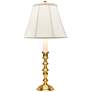 2_Pomfret Traditional 20" High Polished Brass Accent Table Lamp