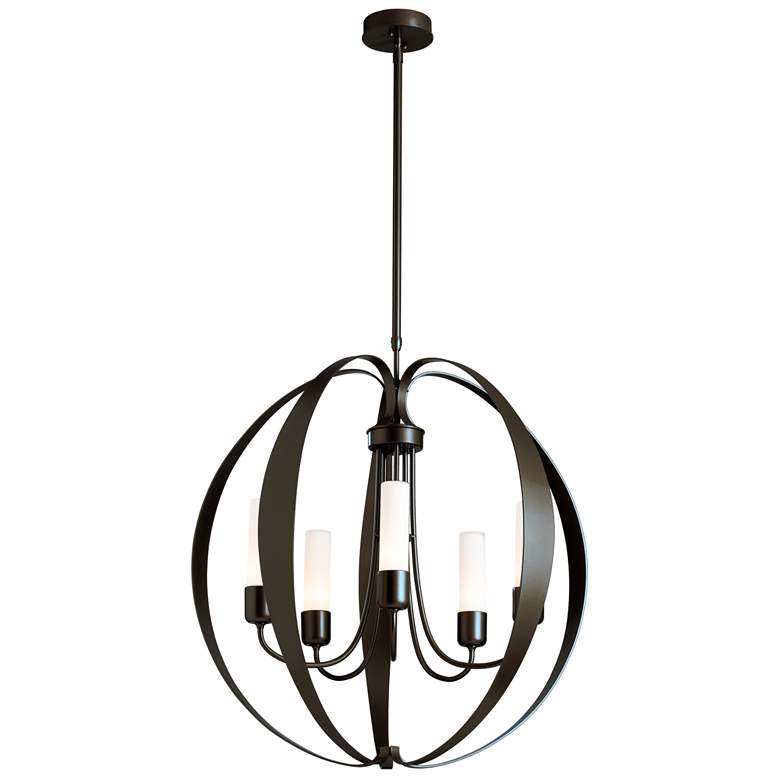 Image 1 Pomme Outdoor Pendant - Oil Rubbed Bronze Finish - Opal Glass - Standard