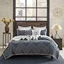 Thumbnail1 of Pomona Navy King/Cal King 3-Piece Coverlet and Bedspread