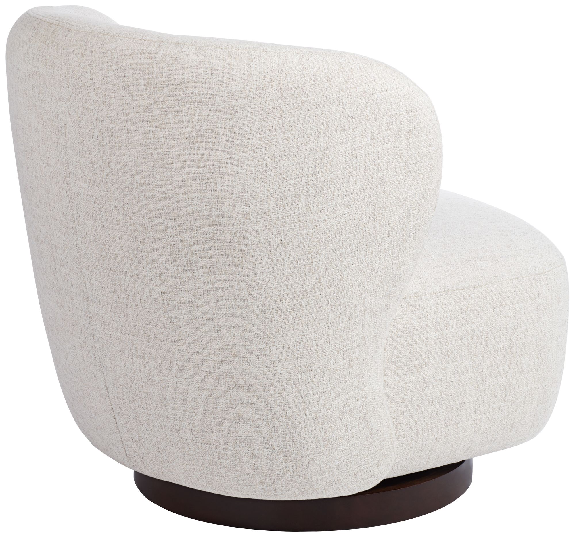 Pomona Off-White 30"W Nathan Wheat Occasional Swivel Chair Set of 2