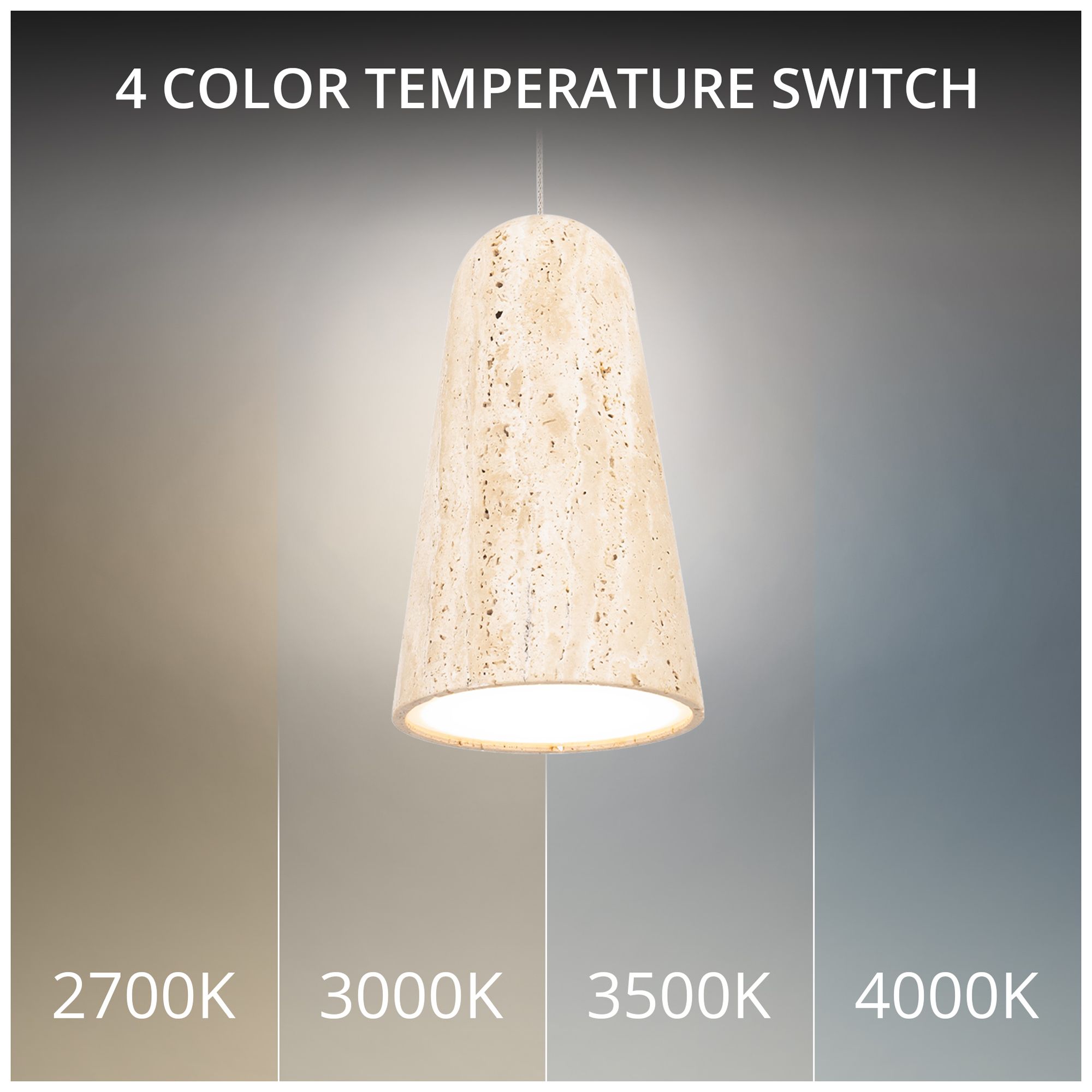 Pompeii 10"H x 6"W 1-Light Mini-Pendant in WV