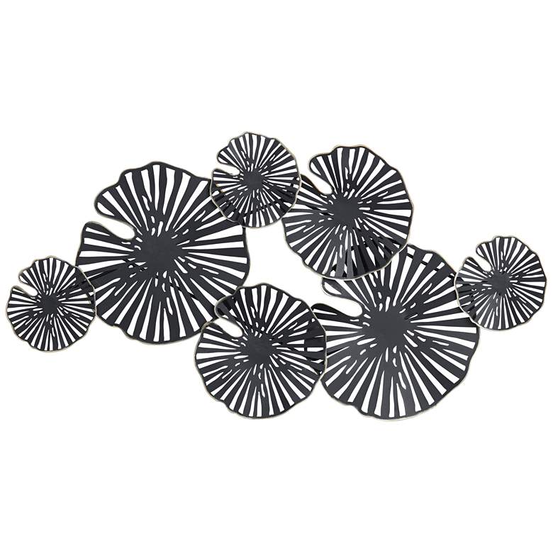 Image 3 Ponderay 40 1/2" Wide Black Fan Metal Wall Art