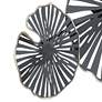 5_Ponderay 40 1/2" Wide Black Metal Wall Art with Soft Gold Edging more views
