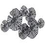 6_Ponderay 40 1/2" Wide Black Metal Wall Art with Soft Gold Edging more views