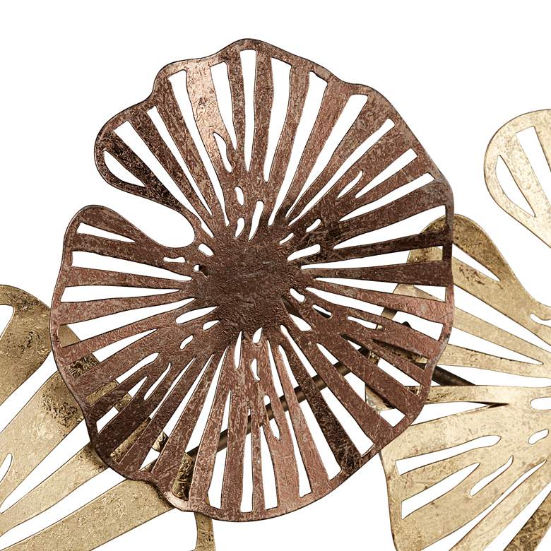 Image 3 Ponderay 40 3/4" Wide Modern Multi-Color Fan Metal Wall Art more views
