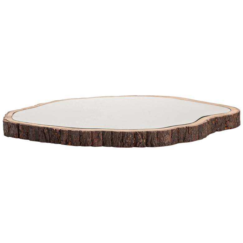 Image 3 Ponderosa Bronze and Brown 18 1/2" x 22 1/2" Mirrored Tray more views