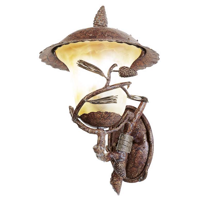 Image 1 Ponderosa Collection 22 inch High Outdoor Wall Light
