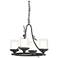 Ponderosa Ridge 22" Wide Weathered Spruce 4-Light Chandelier