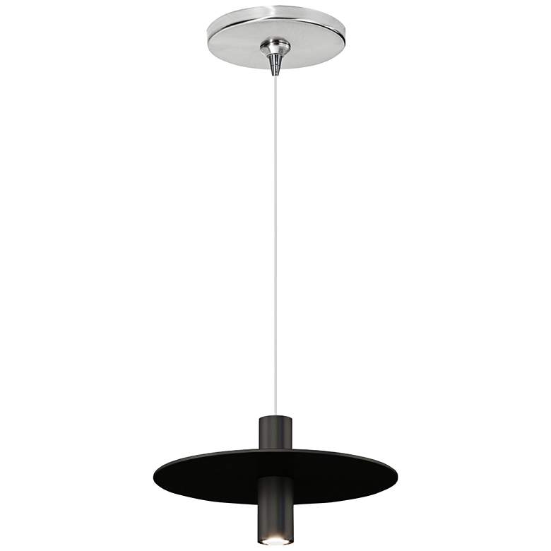 Image 1 Ponte 8 inchW Nightshade Black LED Freejack Mini Pendant Light