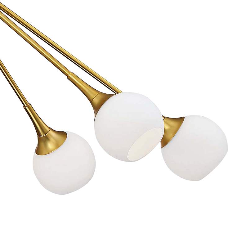 Image 4 Pontil 36 1/2"W Honey Gold Kitchen Island Light Chandelier more views