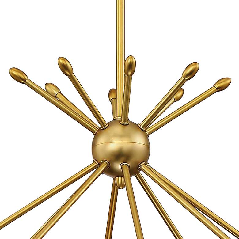 Image 5 Pontil 36 1/2"W Honey Gold Kitchen Island Light Chandelier more views