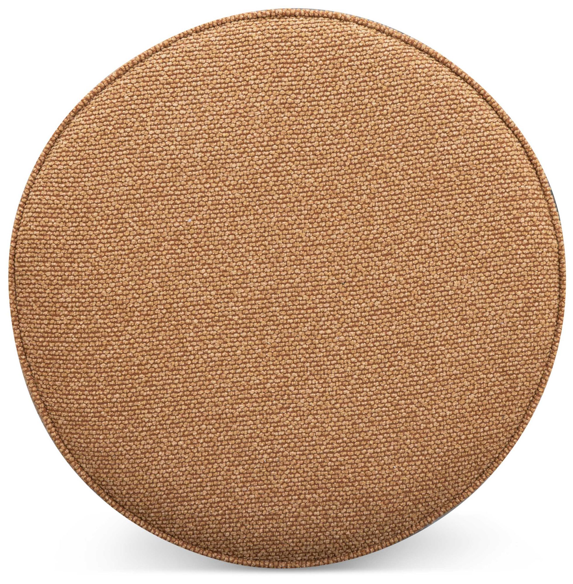 Image 4 Pookie Golden Brown Heavy Texture Fabric Stool more views