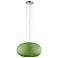 Pop Collection Green Glass 15" Wide Pendant