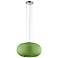Pop Collection Green Glass 15" Wide Pendant