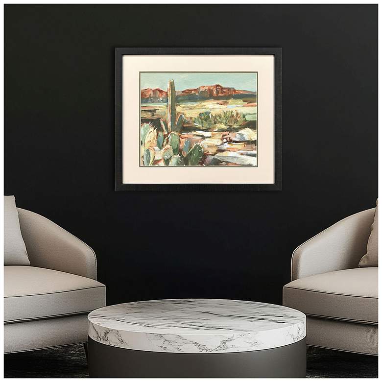 Image 4 Pop Desert I 28"W x 24"H Framed Art more views
