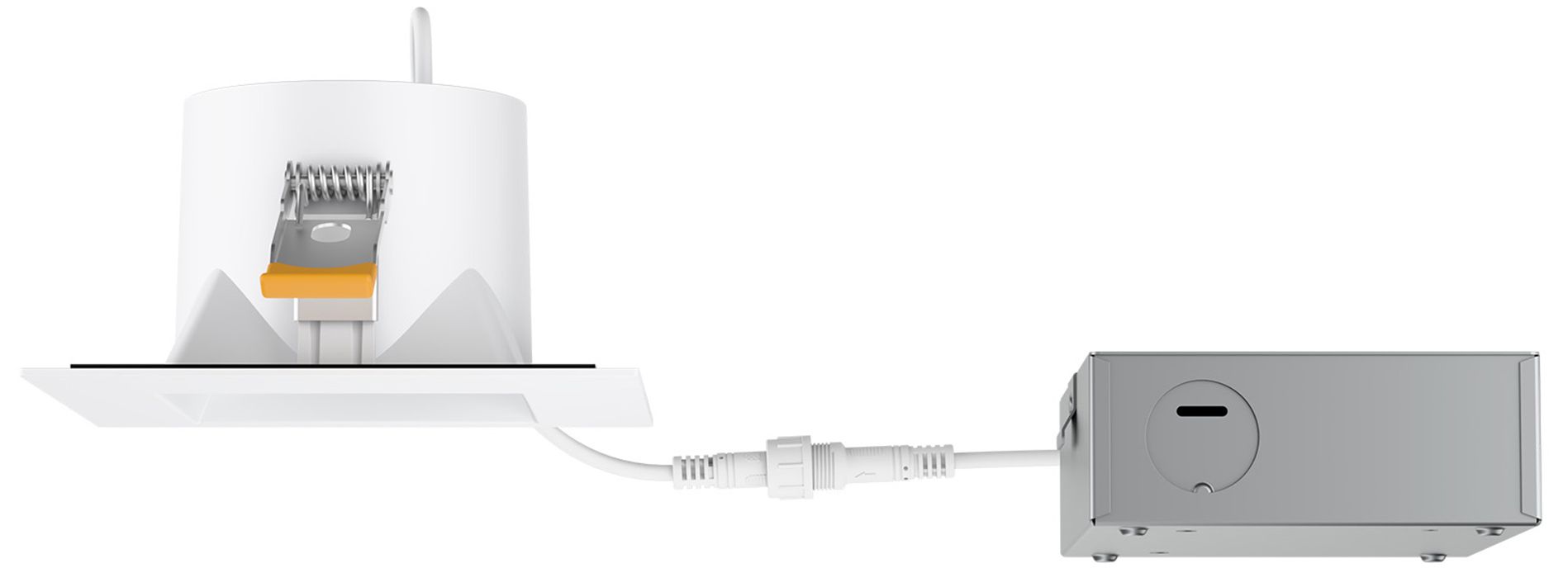 Image 3 Pop-in 2.5"H x 4.75"W 1-Light 4" LED Kit in White more views
