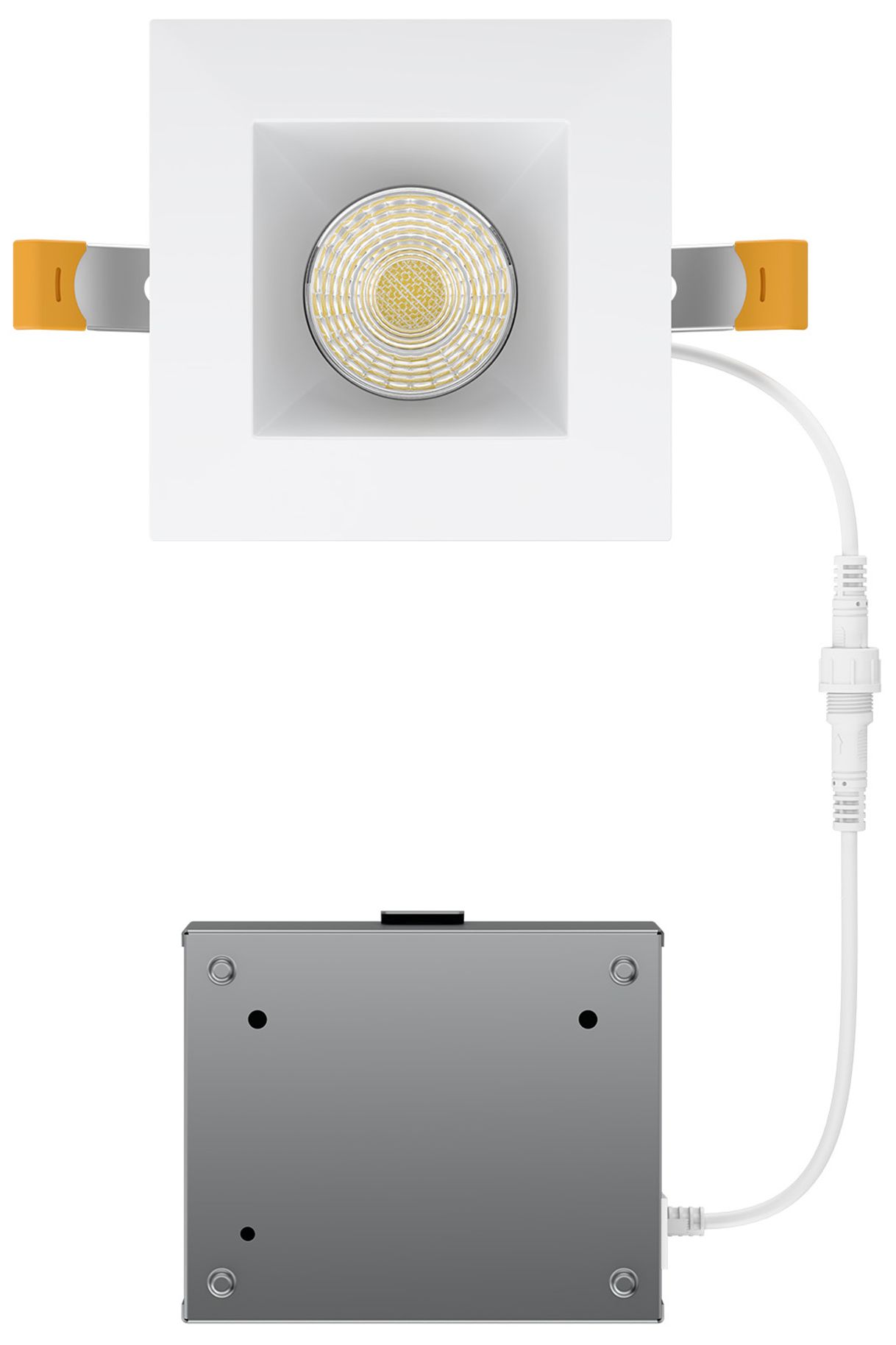 Image 4 Pop-in 2.5"H x 4.75"W 1-Light 4" LED Kit in White more views